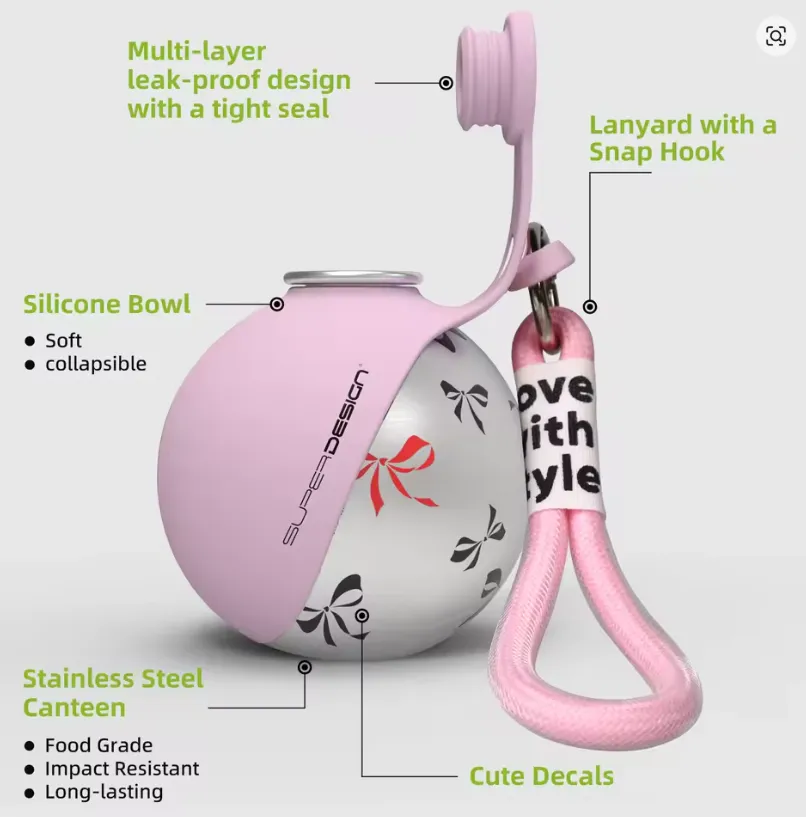 Walkies Water Bottle 2-in-1 5